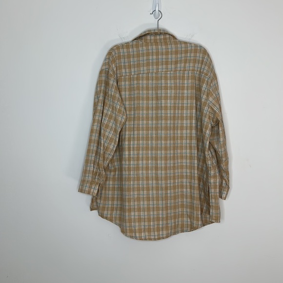 Missguided Flannel Button Down Size 10 - Picture 4 of 4